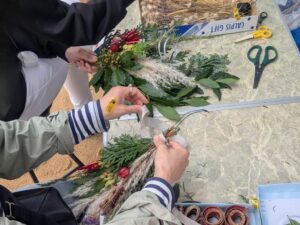 ひばり祭り2025　きずきの森ハーブ園　スワッグ作り　ワークショップ