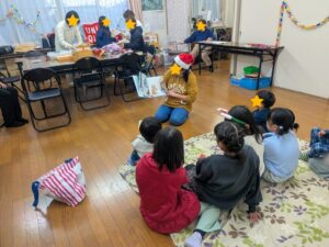 2025年12月18日未来の花クリスマス絵本読み聞かせ