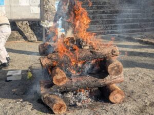 2026年1月12日満願寺とんど焼き